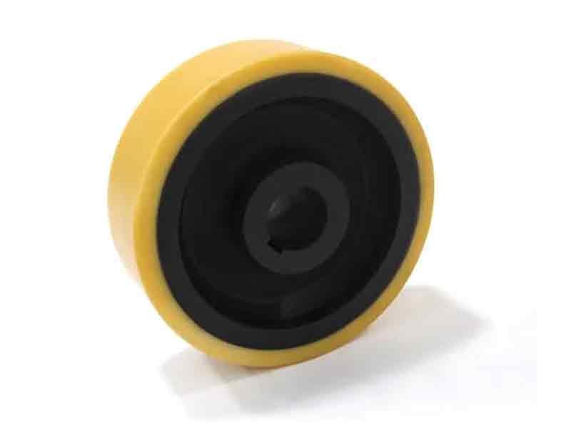 新能源堆垛机耐高温包胶轮